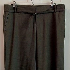 GAP The Trouser, wide leg, dark olive gray-green